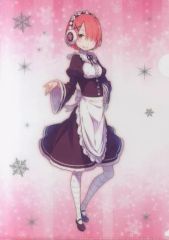 【中古】クリアファイル ラム A4クリアファイル 「Re：ゼロから始める異世界生活 Memory Snow」 第6週目入場者プレゼント