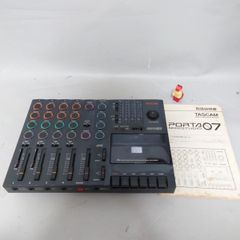 【動作品】TASCAM PORTA 07 カセットMTR 本体＋取扱説明書付き 送料無料｜4トラック録音機 ティアック（z-2070）