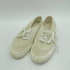 ◇ Θ VANS ヴァンズ ローカット スニーカー シューズ サイズ22.5 ベージュ レディース E  【1506130012900】