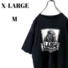 XLARGE エクストララージ 半袖 Tシャツ ビックロゴ ブラック メンズ Mサイズ