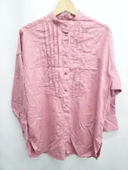 ◇ Θ SHIPS any シップス エニィ オーバーデザイン 長袖 シャツ サイズF ピンク レディース E  【1410230014323】