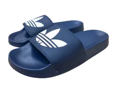 adidas (アディダス) ADILETTE LITE SLIDES シャワーサンダル アディレッタ FU8299 28.5cm US10 ネイビー メンズ/027