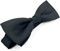 HANG OVER セミバタフライ 無地 蝶ネクタイ(ブラック)