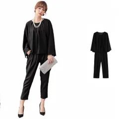 二次会 結婚式 披露宴 二点セット 卒業式 上下 フォーマル スーツ ツーピース 謝恩会 ワイドパンツ 服装 同窓会 秋 パンツスーツ セットアップ ワンピース レディース 冬 パーティードレス KLOSS] [CARLIE