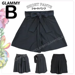 Bタイプ【L LL 3L 4L 5L】短パン ショーツパンツ ブラック 黒  単品 レディース 体型カバー 大きいサイズ ぽっちゃり 水陸両用 ラッシュガード ショートパンツ ショーパン キュロット 無地  女性 レディース水着 メール便 sk-0046