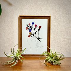 訳アリ☆アウトレット品☆新品☆額付アートポスター★絵画☆andy warhol★アンディ・ウォーホル☆アメリカンポップアート◎花☆フラワー