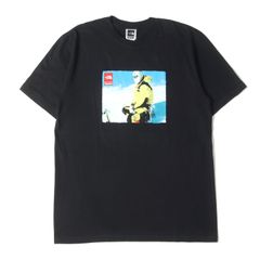 【新品】Supreme シュプリーム Tシャツ サイズ:M / THE NORTH FACE フォトプリント クルーネック Tシャツ (Expedition S/S Tee) / ブラック 黒 / トップス カットソー 半袖 / コラボ【メンズ】