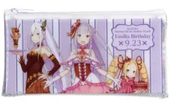 【中古】文房具その他 エミリア＆ベアトリス＆エキドナ マルチペンケース 「Re：ゼロから始める異世界生活 Re：ゼロから始めるエミリアの誕生日生活 2021 in 渋谷マルイ」