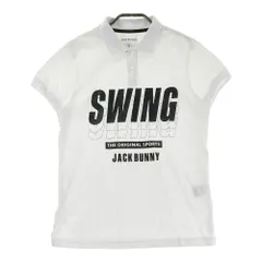 サイズ：2 JACK BUNNY ジャックバニー  半袖ポロシャツ  ホワイト系 [240101385959]# ゴルフウェア レディース ストスト