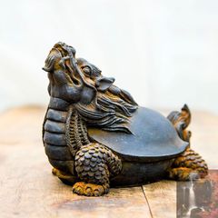 木製大亀の置物 長さ約48cm とても大きくて重い一品です。 木製大亀の置物 長さ約48cm とても大きくて重い一品です。 - メルカリ