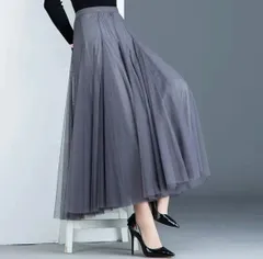 レディース用ロングスカート、チュールスカート、