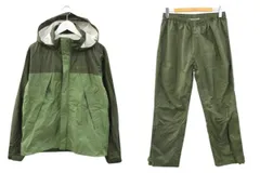 コロンビア Columbia Simpson Sanctuary Rainsuit PM0124 シンプソンサンクチュアリ レインスーツ セットアップ L カーキグリーン ジャケット ボトムス 上下セットのサムネイル