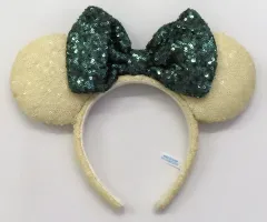 【中古】アクセサリー(非金属) ミニーマウス(スパンコール/ホワイト/グリーン) カチューシャ 「ディズニー」 東京ディズニーリゾート限定