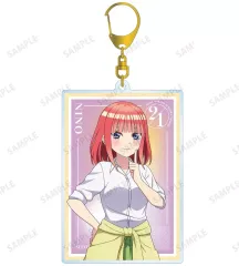 【中古】キーホルダー 中野二乃 描き下ろし 衣装交換ver. 第2弾 BIGアクリルキーホルダー 「五等分の花嫁∽」