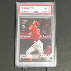 【PSA10】大谷翔平ルーキーカードメジャー第1号ホームラン記念　2018 Topps now(24時間限定販売) Shohei Ohtani #32