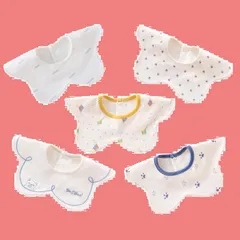 【特価商品】[Elf-feer] ベビー ビブ スタイ よだれかけ 防水 6枚セット 赤ちゃん エプロン 食事用 (M2)