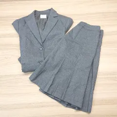 ◇ OLIVEdesOLIVE オリーブデオリーブ フォーマル 綺麗め ひざ丈 セットアップ サイズM チャコールグレー系 レディース E  【1305290001492】