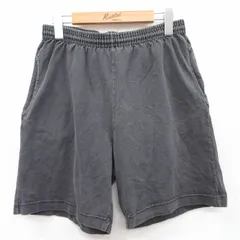 W29/古着 ショート イージー パンツ ショーツ メンズ コットン 黒 ブラック 25apr17 中古 ボトムス 短パン ショーパン