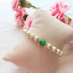 ハンドメイドブレスレット　グリーンアベンチュリンブレスレット