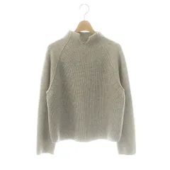 セオリーリュクス theory luxe MORBI ONIEL モックネックスリットニット セーター 長袖 カシミヤ混 38 グレー /DO ■OS