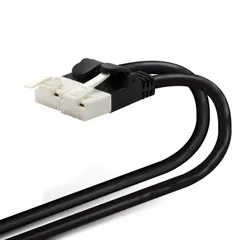 【在庫セール】やわらか ツメが折れない CAT6 0.15m ブラック LANケーブル LD-GPYTB/BK015 エレコム
