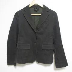 【213509】Calvin klein カルバンクライン  デニムジャケット　コットン97％　クリーニング済み　サイズ6  ・ グレーブラックのサムネイル