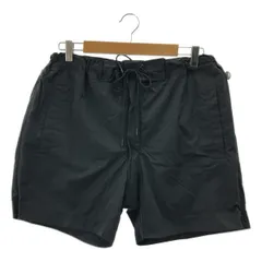 【美品】  FUMITO GANRYU / フミトガンリュウ | ナイロン ドローストリング ショート パンツ | 2 | ブラック | メンズ