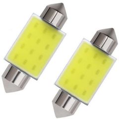 【2個セット】LED 面発光 COB ライト ルームランプ ホワイト 31mm