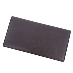 極美品 ヴァレクストラ Valextra 財布 ロングウォレット 長財布 レザー