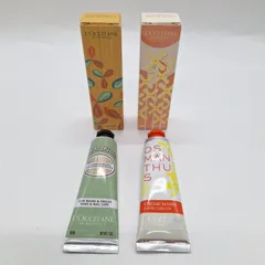 ロクシタン ハンドクリーム 2本セット 未使用品 L'OCCITANE アーモンド オスマンサス 30m; 【8187】