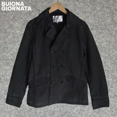 BUIONA GIORNATA ブラック ダブルブレストジャケット Lサイズ