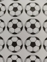 Amazon.co.jp: うちわ 色紙 サッカーボール柄 卒部式 34枚