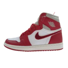 NIKE AIR JORDAN ナイキ ジョーダン スニーカー DJ4891-061 WMNS AJ1 High OG Newstalgia ウィメンズ エアジョーダン1 ハイ スニーカー レッド系 ホワイト系 24cm【中古】のサムネイル