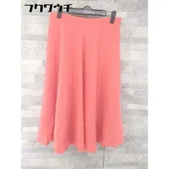 ◇ JOURNAL STANDARD L'ESSAGE 膝下丈 フレア スカート サイズ38 コーラルピンク系 レディース 【1103010009625】