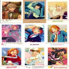 uo40 -2 カード あんスタ あんさんぶるスターズ ぱしゃこれ まとめ　サイン 朔間凛月 月永レオ 朔間零 影片みか 瀬名泉 など FKSI 2307