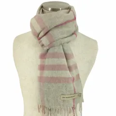 バーバリー BURBERRY カシミア チェックマフラー レディース  服飾品の為無のサムネイル