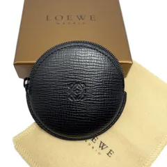 LOEWE　ロエベ　ビンテージ　アナグラム　レザー　まんまるコインケース　黒 2025年最新】LOEWE レディース コインケース・小銭入れの人気