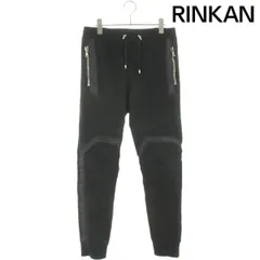 BALMAIN HOMME 銀座店限定 スウェットキルティングバイカーパンツ S BALMAIN HOMME 銀座店限定 スウェットキルティングバイカーパンツ S