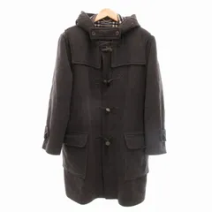 バーバリー ロンドン BURBERRY LONDON 美品 99年 ダッフルコート ウールメルトン フード ロング M チャコールグレー ☆AA★ ■GY19 /TZのサムネイル