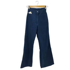 美品 90s US NAVY デニム セーラーパンツ seafarer フレア 90s US navy デニム セーラーパンツ メンズM相当 青巻き70年代