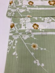 «花ラブリ»LY18GR　新品　浴衣　22000-N2　緑　グリーン　黄緑　菜々緒