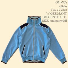 70's adidas "W.GERMANY" "DESCENTE LTD." "Trefoil Logo" Track Jacket - unknown (M)