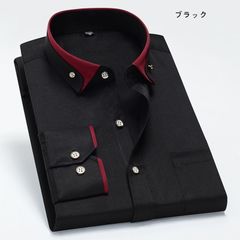カッターシャツ 形態安定 ワイシャツ ノーアイロン  メンズ 大きいサイズ ドレスシャツ ビジネスシャツ 新生活 ビジネス hebai00aa
