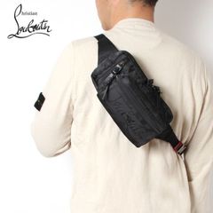 25SSモデル クリスチャンルブタン Christian Louboutin メンズ LOUBIDEAL ボディバッグ【BK01/BLACK】 1255144 BK01/【2025SS】m-bag