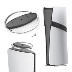 【全PS5対応】EGGSLINER GAMES 工具不要 PS5 縦置きスタンド 全機種対応 高安定性 滑り止め 付き (シルバー)