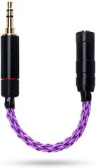 okcsc 変換ケーブル バランス接続ケーブル ジャック 3.5mm 三極 オス＞ 2.5mm 四極 メス8芯 10cm( 3.5mm三極（オス）-- 2.5mm四極（メス）)