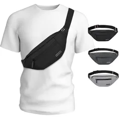 【新品】 MAXTOP ウエストポーチ 軽量 ウエストバッグ 3way 斜めがけ 大容量 収納力 耐摩擦 多機能 イヤホンホール付き 4ポケット ヒップバック メンズ レディース用 旅行 通学 バイク アウトドア 散歩 ランニング 腰ポーチ 1