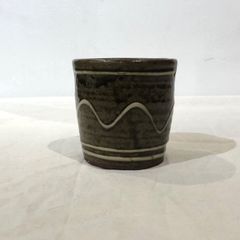 やちむん　照屋佳信　イッチン蕎麦猪口　古作