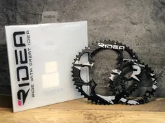 ridea 楕円チェーンリング 50-34t w2 シマノ4アーム 使用頻度少