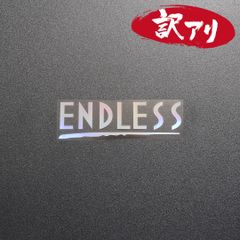 訳あり☆ENDLESS エンドレス　カッティングステッカー　オーロラ　1枚　縦33mm×横110mm　| ロゴ | デカール | 切り文字 | 切文字 | 新品 | 送料無料 | 匿名配送